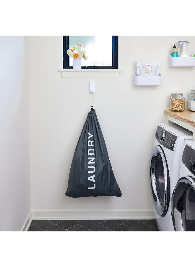 كوماند 17010-ES خطاف تعليق بلاستيكي لا يسبب التلف ذاتي الالتصاق أبيض مقاس اكس لارج - Image 3